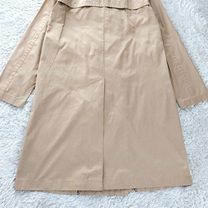 Aquascutum LONDON Trench Coat Club Check Asian fit M US size S Beige Authentic