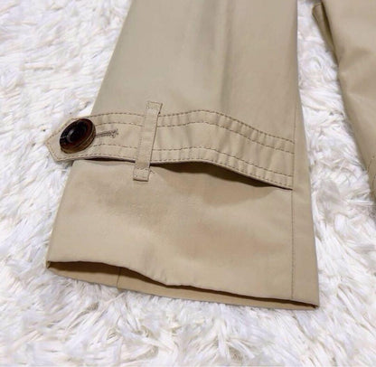 Aquascutum Trench Coat Asian fit M US size S Beige Authentic