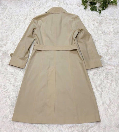 Aquascutum Trench Coat Asian fit M US size S Beige Authentic