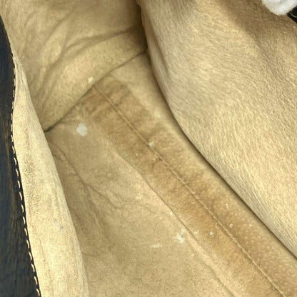 FENDI Hand Bag Tote Purse Selleria Leather Black Authentic