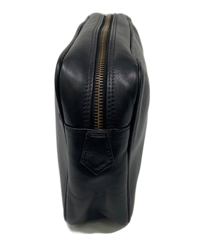 VERSACE Clutch Bag Second Bag Medusa Black Authentic