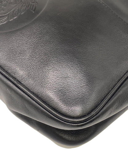 VERSACE Clutch Bag Second Bag Medusa Black Authentic