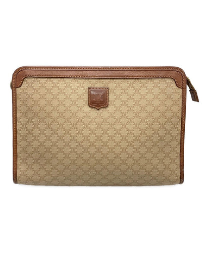 CELINE Clutch Bag Second Bag Macadam Authentic