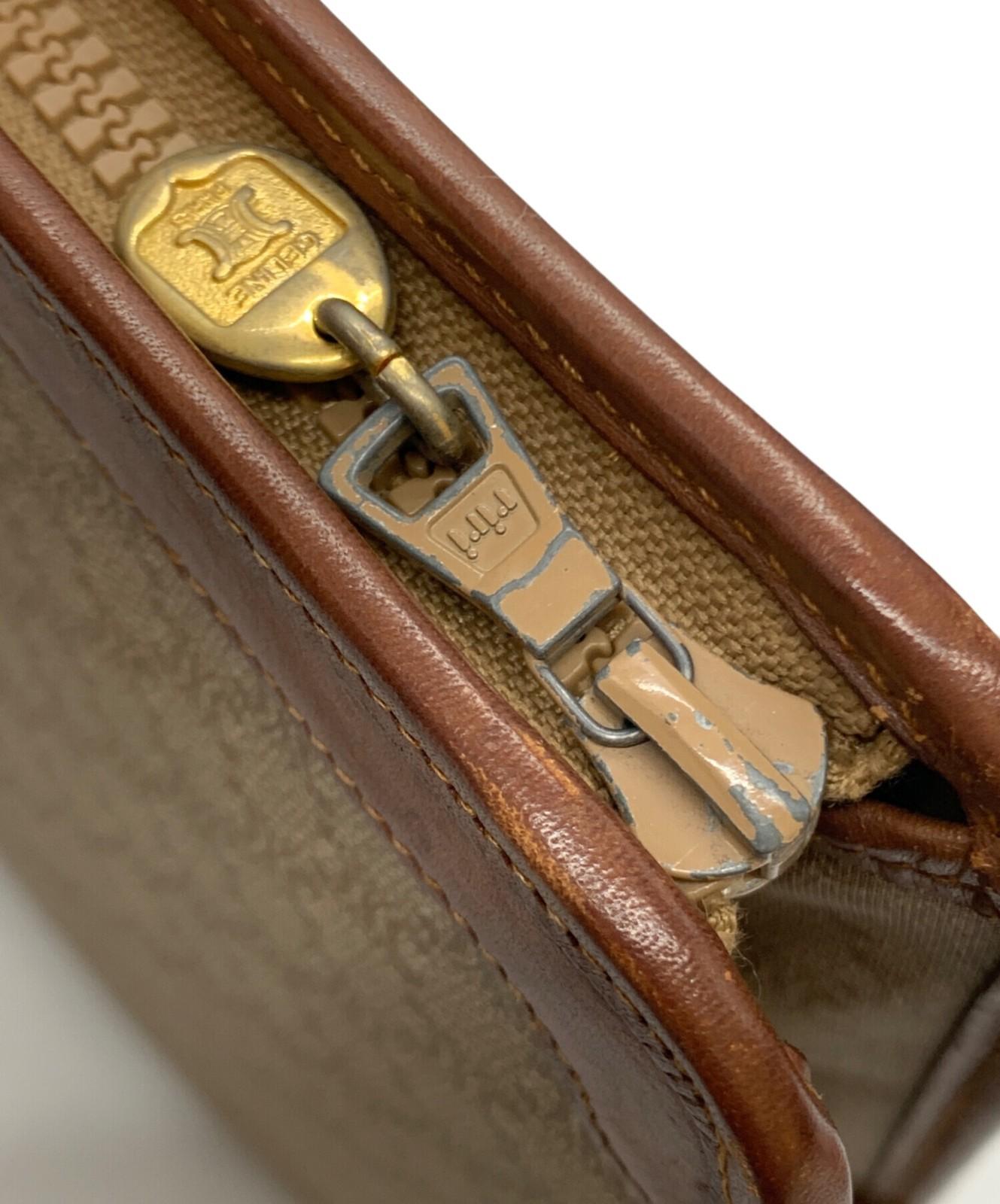 CELINE Clutch Bag Second Bag Macadam Authentic