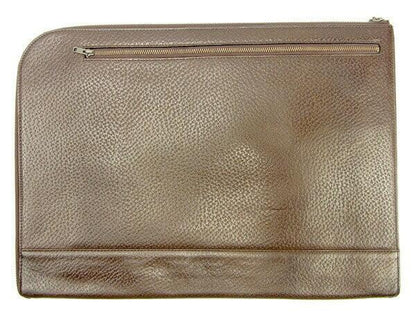 Valentino Garavani Clutch Bag Second Bag Logo Dark Brown Authentic