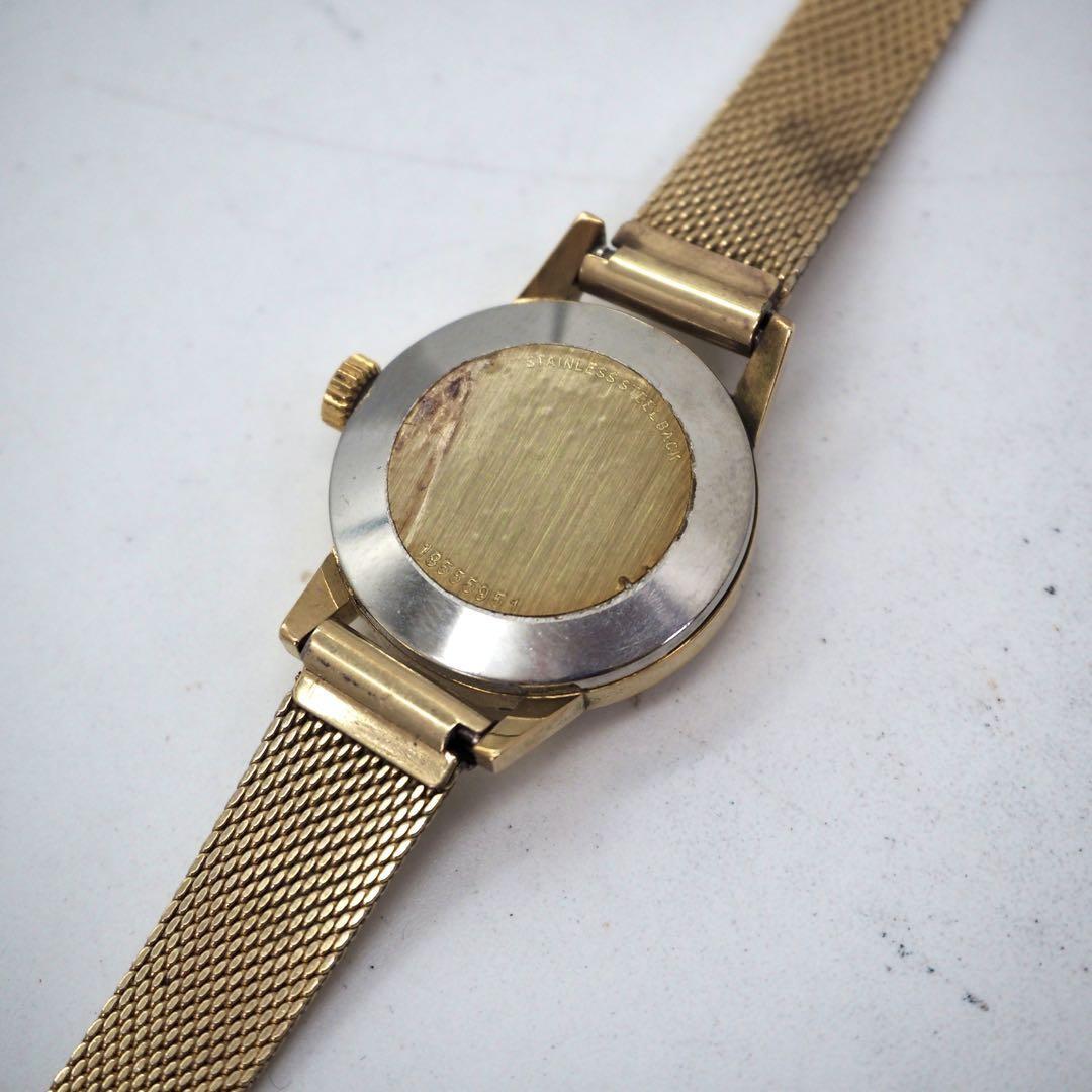 Saint Laurent Quartz Watch Wristwatch YSL Cassandra Gold Brown Women's Auth