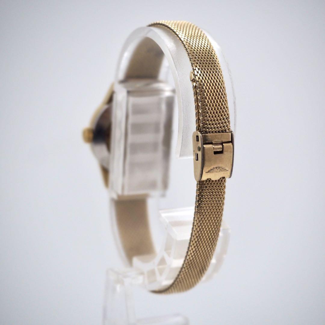 Saint Laurent Quartz Watch Wristwatch YSL Cassandra Gold Brown Women's Auth