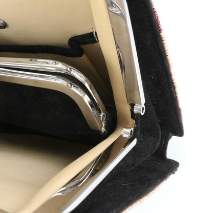 FENDI Shoulder Bag Purse Chain Leather Multicolor Authentic