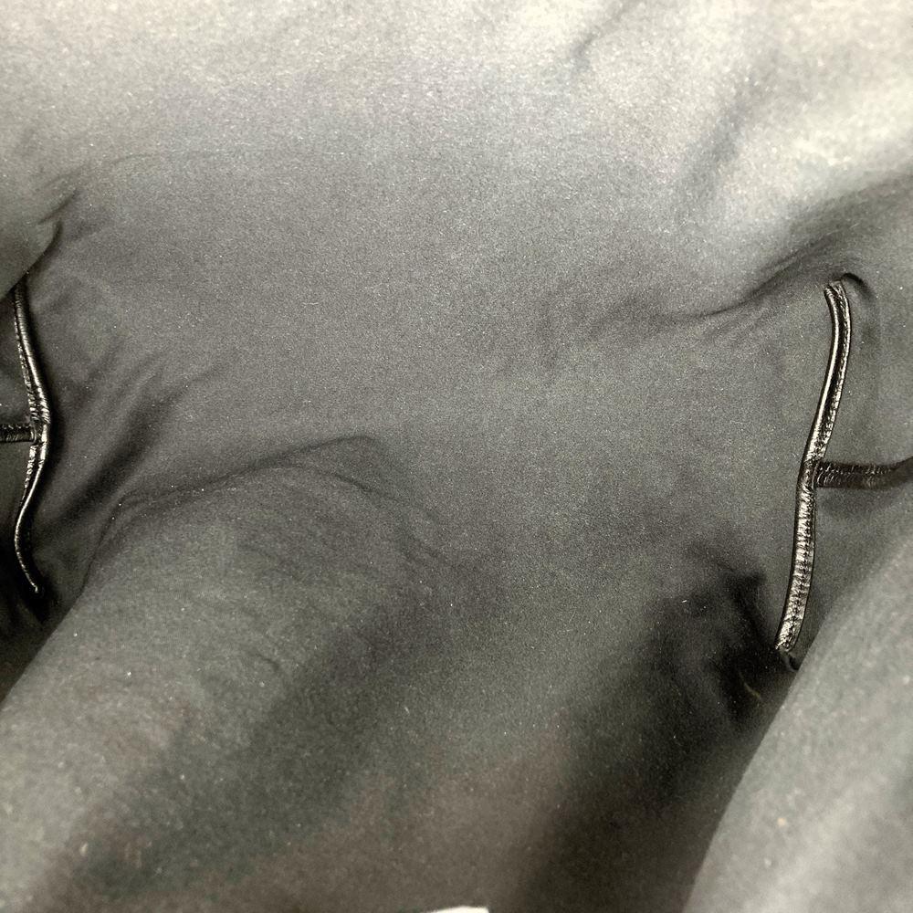 FENDI handbag Tote Purse Nylon Canvas Black Authentic Women's Used