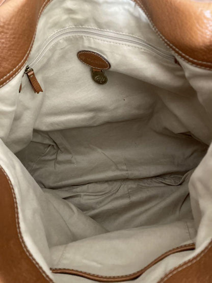 MULBERRY Purse Mitzy Hobo Bag handbag Leather Beige Used Authentic Unisex