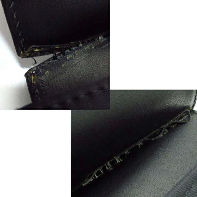 VERSACE Shoulder Bag Purse Nylon Leather Black Authentic