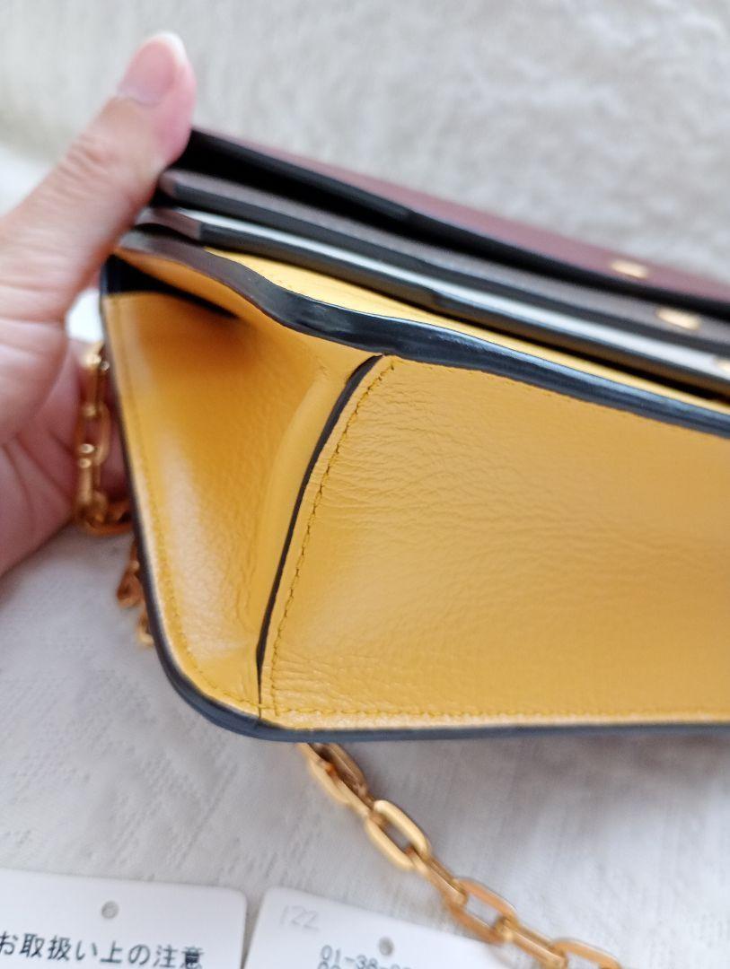 MULBERRY Shoulder Bag Purse Chain Leather Burgundy Gray Cream Yellow Authentic