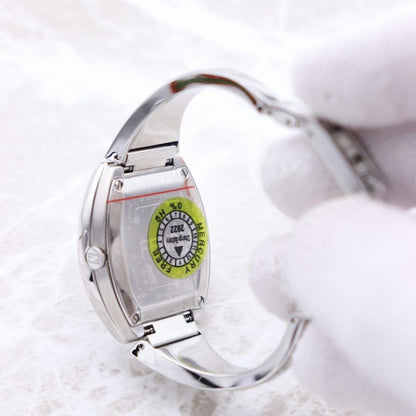 FENDI Watch Wristwatch FF Logo Silver Women's Authentic