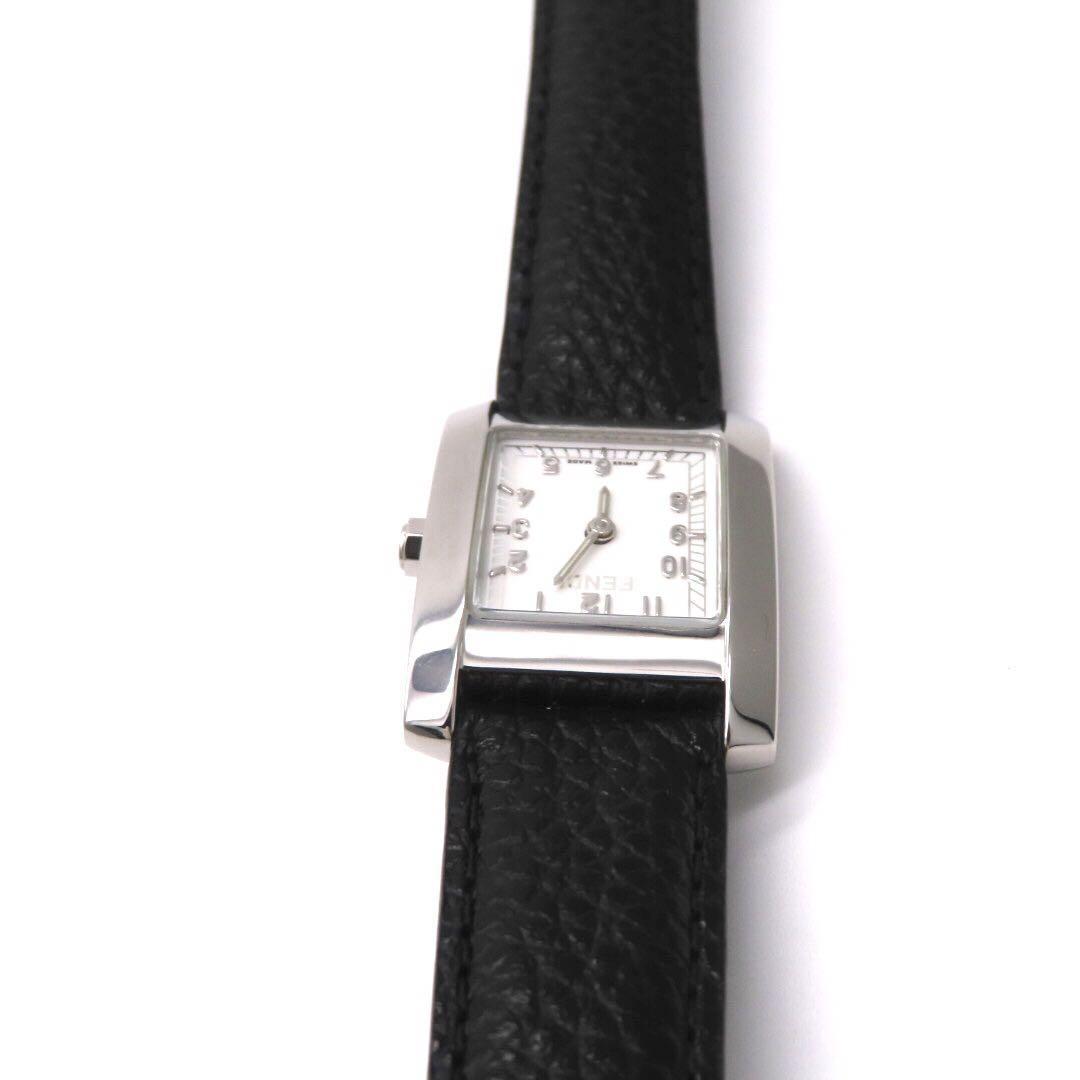 FENDI 7000L Quartz Watch Wristwatch Logo White Women's Authentic