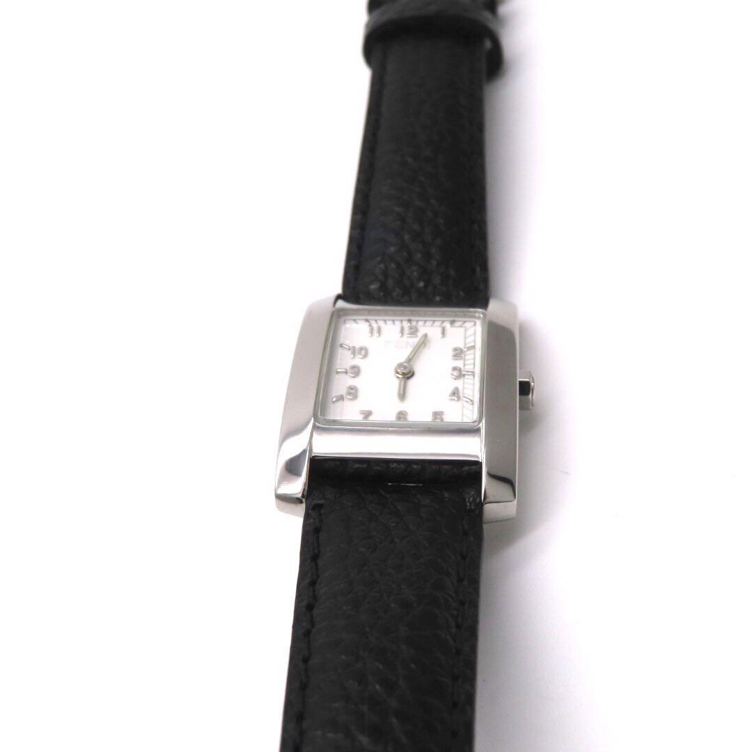 FENDI 7000L Quartz Watch Wristwatch Logo White Women's Authentic