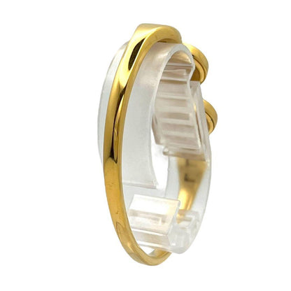 FENDI Quartz Watch Wristwatch Coin Brown Gold Women's Authentic