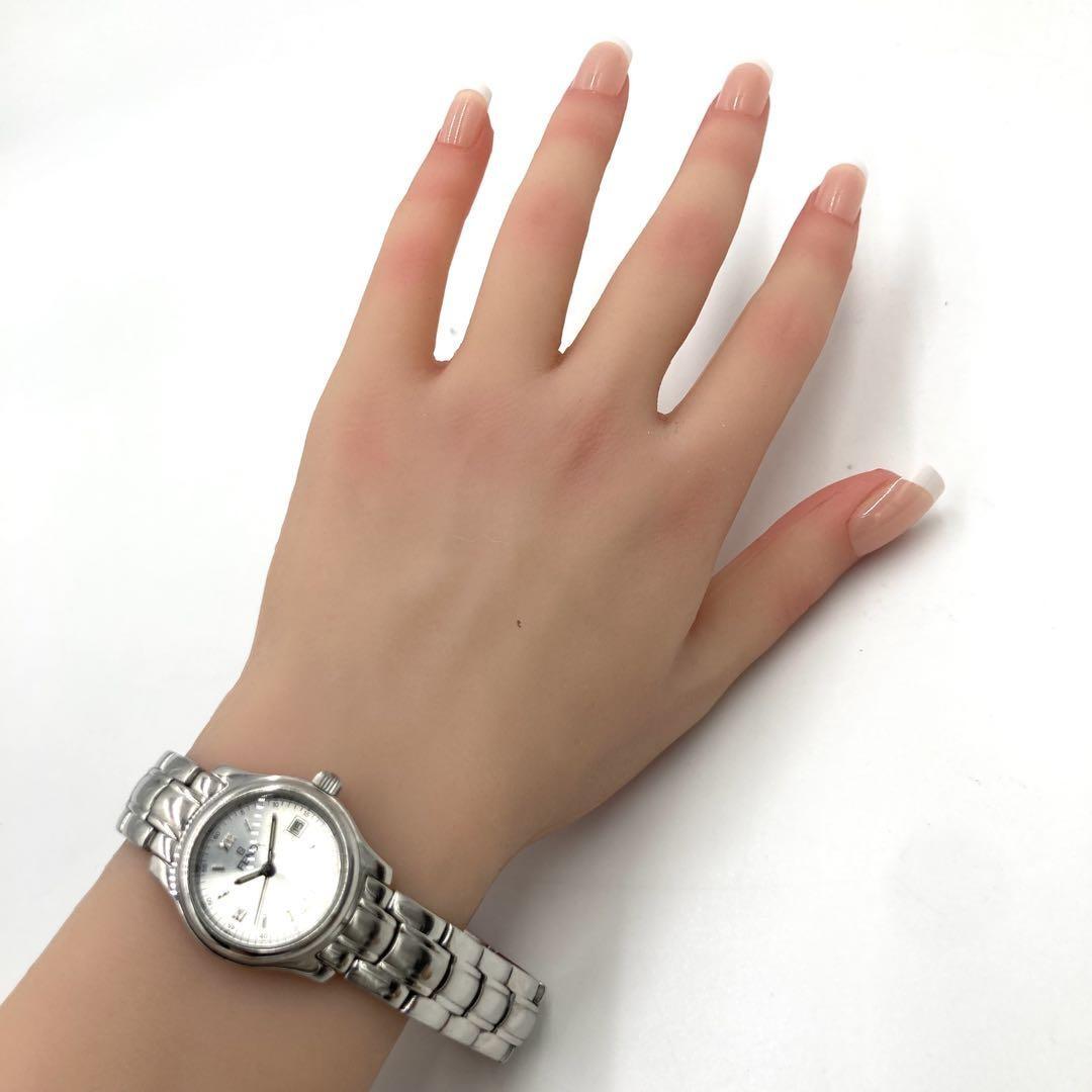 FENDI 210L Quartz Watch Wristwatch FF Logo Silver Women's Authentic