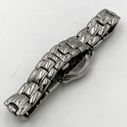 FENDI 210L Quartz Watch Wristwatch FF Logo Silver Women's Authentic