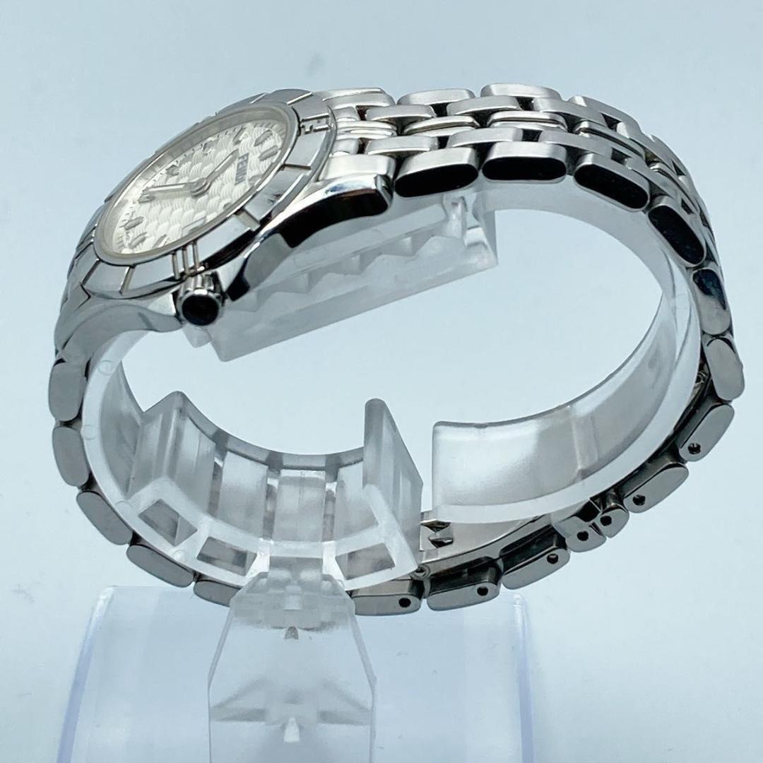FENDI 2600L Quartz Watch Wristwatch Logo Silver Women's Authentic