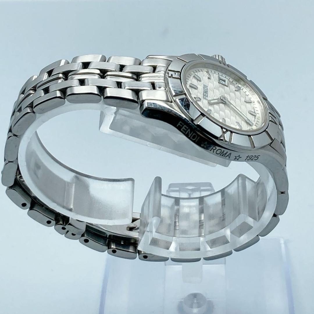 FENDI 2600L Quartz Watch Wristwatch Logo Silver Women's Authentic