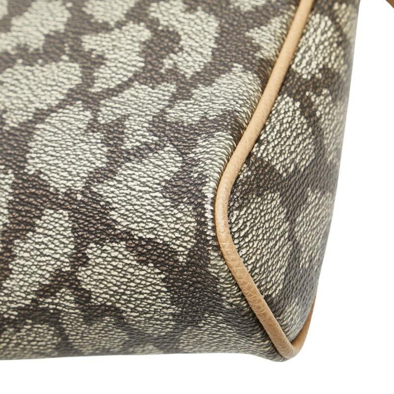 Saint Laurent Clutch Bag Second Bag YSL Cassandra PVC Leather Beige Authentic