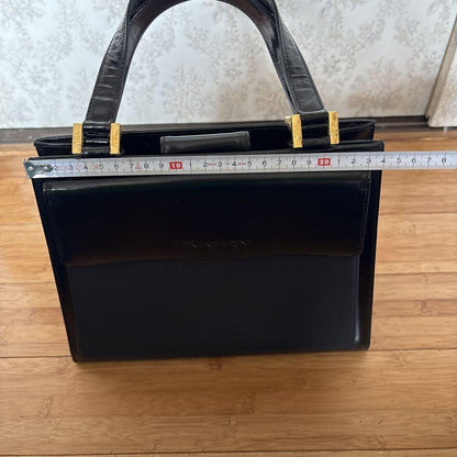 Saint Laurent Hand Bag Tote Purse Black Authentic