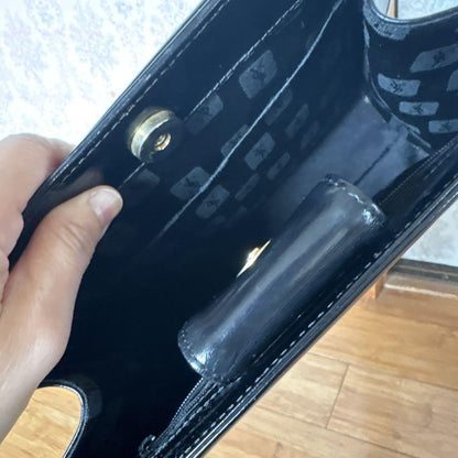 Saint Laurent Hand Bag Tote Purse Black Authentic