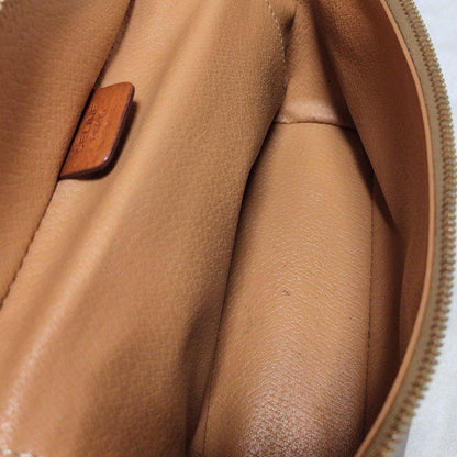 CELINE handbag Purse Macadam Vanity Bag PVC Leather Brown Women's Used Authentic