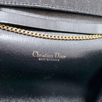 Christian Dior Shoulder Bag Purse Honeycomb Black Authentic