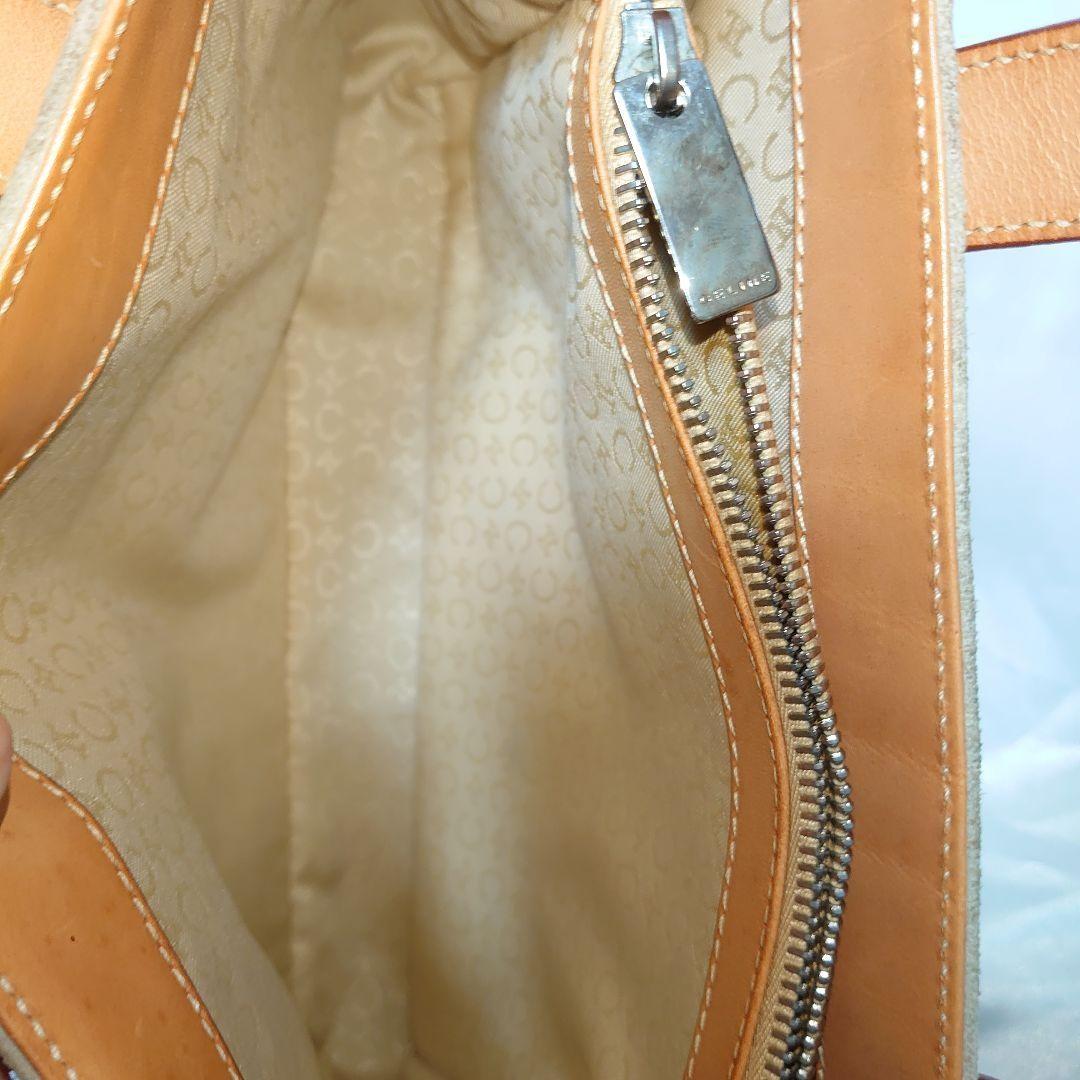 CELINE Hand Bag Tote Purse C Macadam Authentic