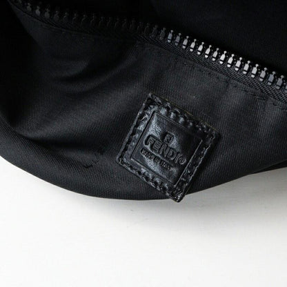 FENDI Shoulder Bag Purse Unborn Calf leather Flap Purple Authentic