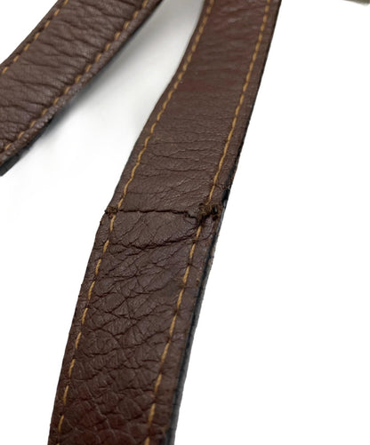 FENDI Hand Bag Tote Purse FF Brown Authentic