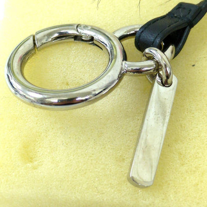 FENDI Bag Charm Key Holder Strap Bag Bugs Beige Black Red Authentic