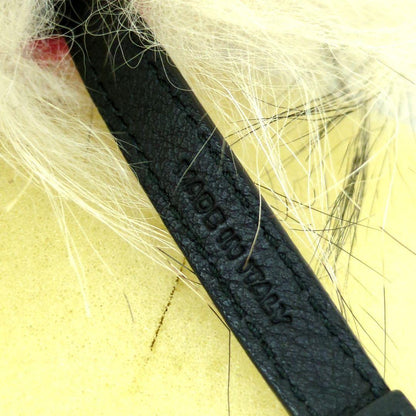 FENDI Bag Charm Key Holder Strap Bag Bugs Beige Black Red Authentic