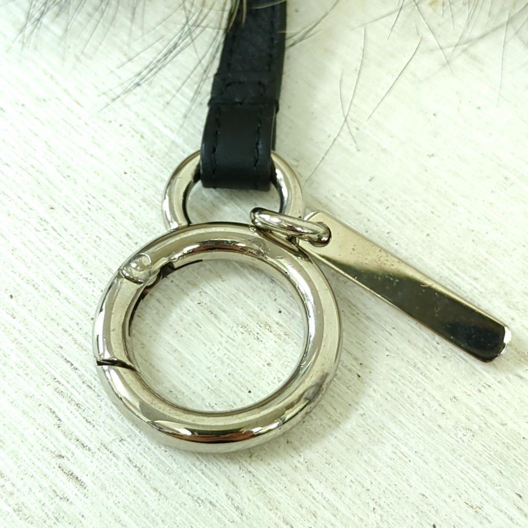 FENDI Bag Charm Key Holder Strap Bag Bugs Beige Black Red Authentic