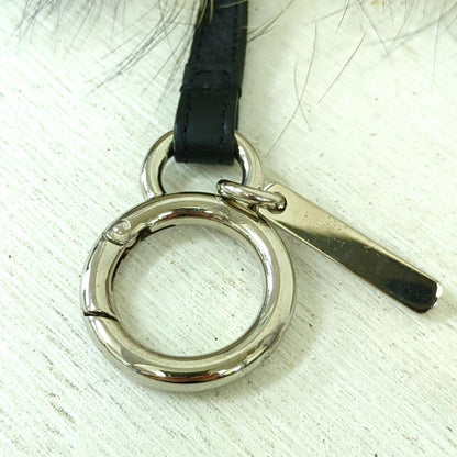 FENDI Bag Charm Key Holder Strap Bag Bugs Beige Black Red Authentic