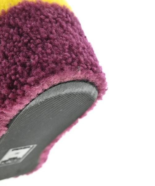 FENDI Sandals Shoes EU 38 US 8 Light Blue Dark Red Yellow Authentic