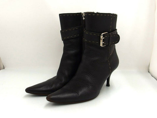 FENDI Short Boots Shoes EU 37 US 7 Authentic