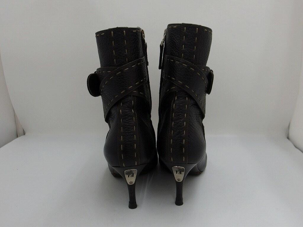 FENDI Short Boots Shoes EU 37 US 7 Authentic