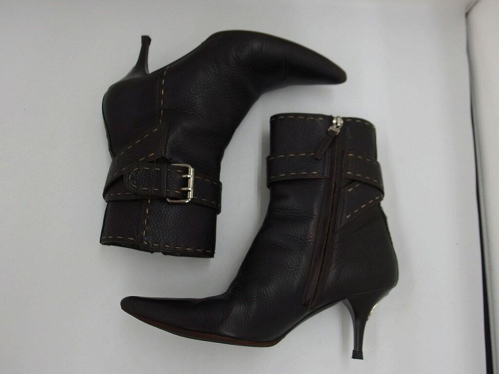 FENDI Short Boots Shoes EU 37 US 7 Authentic