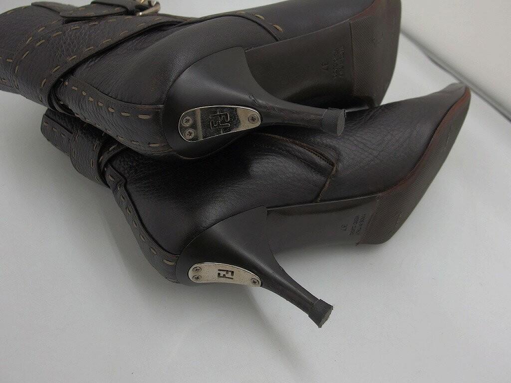 FENDI Short Boots Shoes EU 37 US 7 Authentic