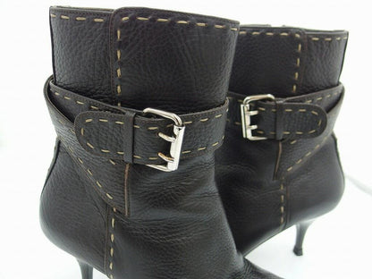 FENDI Short Boots Shoes EU 37 US 7 Authentic