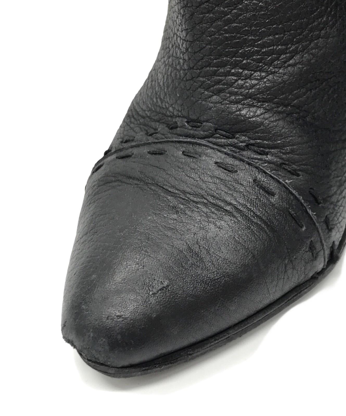 FENDI Long Boots Shoes EU 36.5 US 6.5 Black Authentic