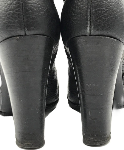 FENDI Long Boots Shoes EU 36.5 US 6.5 Black Authentic