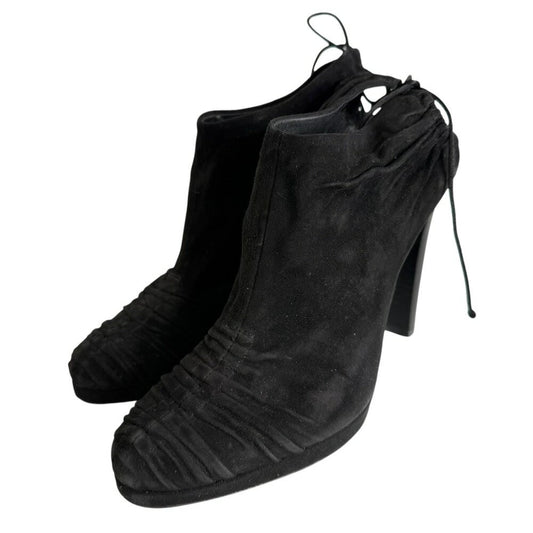 GUCCI Shoes Pumps Heel Bootie EU 37.5 US 7.5 Black Authentic