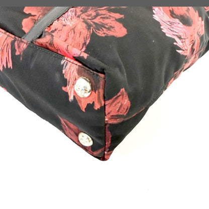 PRADA Hand Bag Tote Purse Logo Nylon Multicolor Authentic