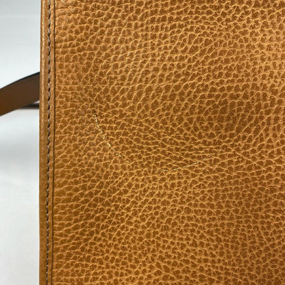 Christian Dior Hand Shoulder Bag Tote Purse 2way CD Leather Brown Authentic