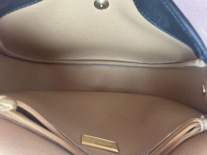 Christian Dior Shoulder Bag Purse Leather Black Authentic