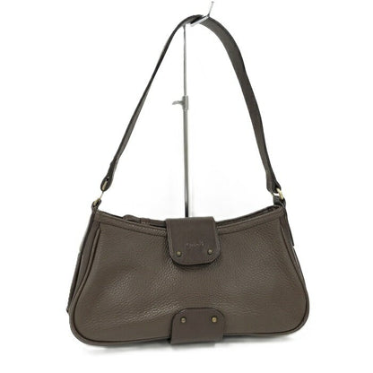 Chloe Shoulder Bag Purse Leather Brown Authentic