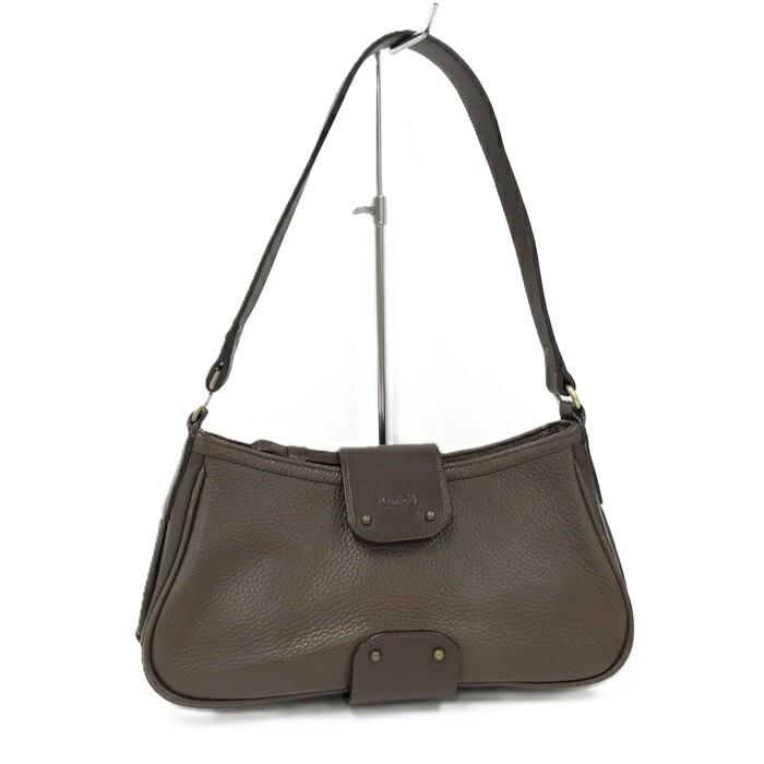 Chloe Shoulder Bag Purse Leather Brown Authentic